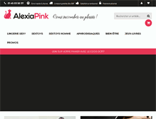 Tablet Screenshot of alexiapink.com